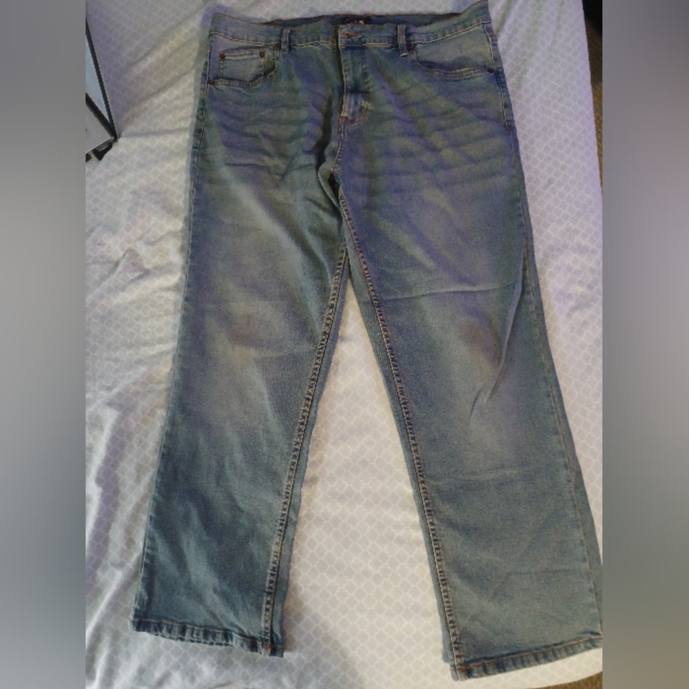 Architect Straight Denim Jeans Men's Size 36X30 Blue 5-Pocket Medium Wash Cotton